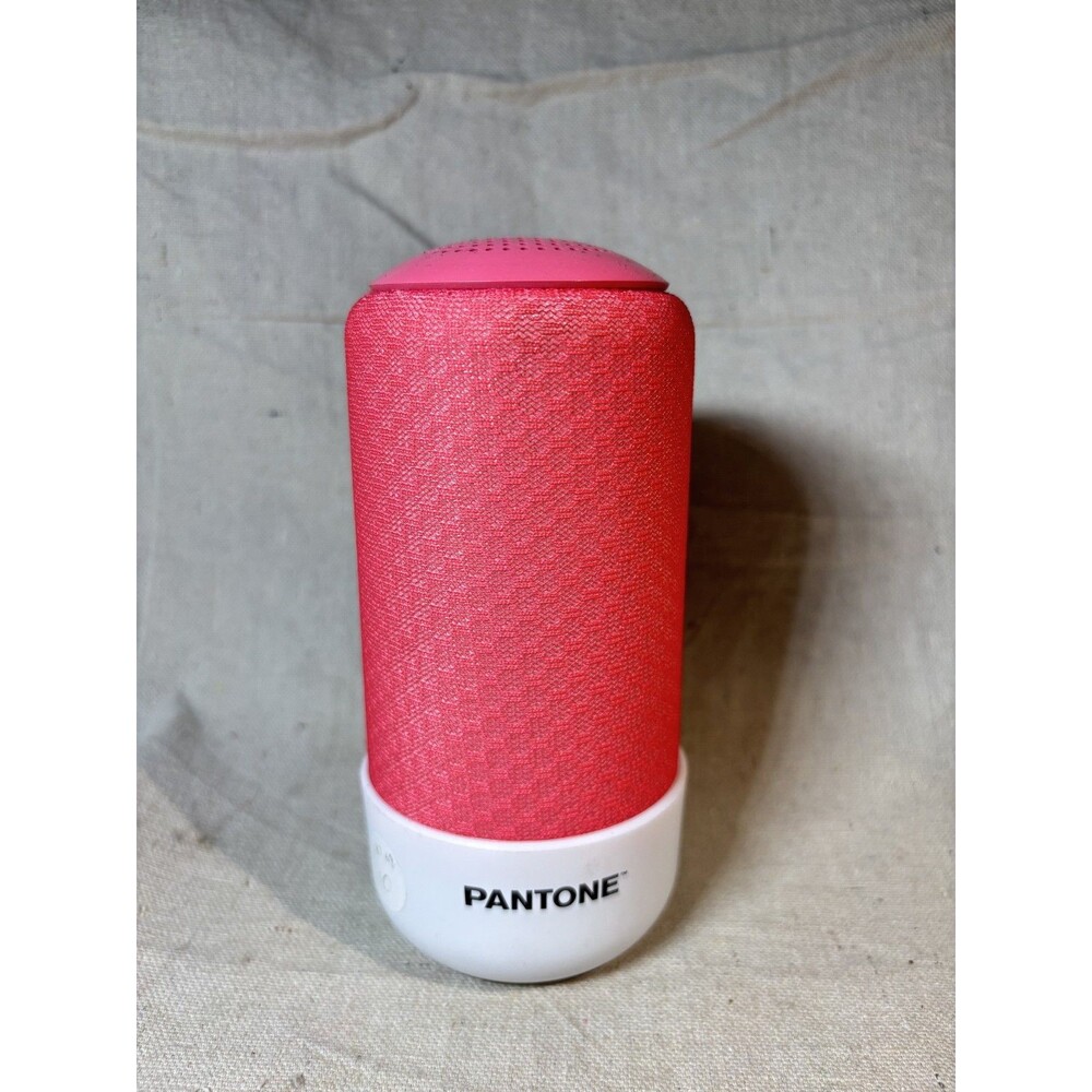 Pantone Pink Bluetooth Speaker Can-Shaped Works NO CHARGER